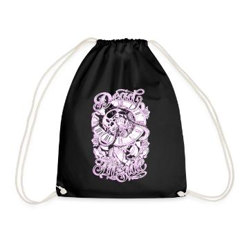 Pink Death Watch - Turnbeutel - Schwarz - Vorne
