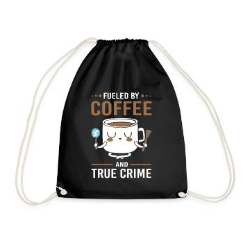 True Crime Krimi - Turnbeutel - Schwarz - Vorne
