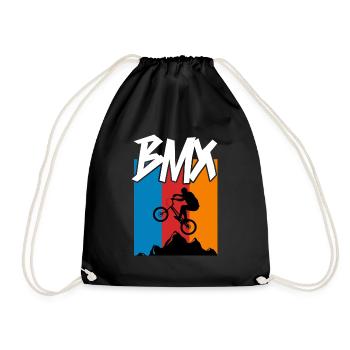 BMX / Bmx Bike / Vélo / Cadeau / Cyclist - Sac de sport léger - noir - Devant