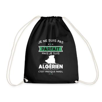 Je ne suis pas parfait mais je suis Algérien - Sac de sport léger - noir - Devant