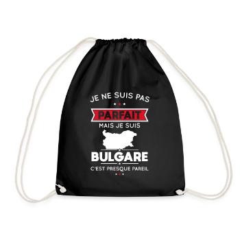 Je ne suis pas parfait mais je suis Bulgare - Sac de sport léger - noir - Devant