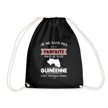 Je ne suis pas parfaite mais je suis Guinéenne - Sac de sport léger - noir - Devant