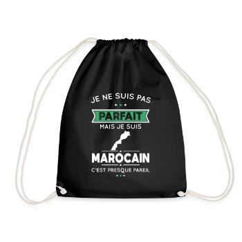 Je ne suis pas parfait mais je suis Marocain - Sac de sport léger - noir - Devant
