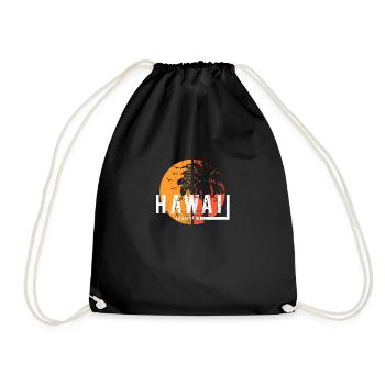Artistique Lahaina Maui Hawaii Vacances fraîches - Sac de sport léger - noir - Devant