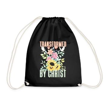 Transformé par Christ Church Jésus-Christ - Sac de sport léger - noir - Devant