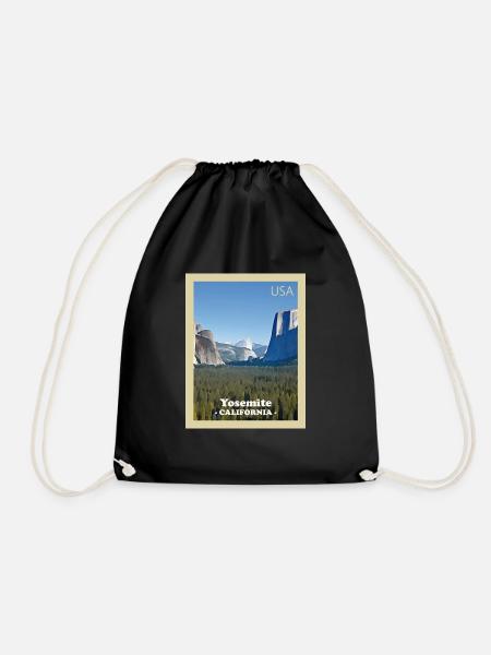 Yosemite-Nationalpark - Turnbeutel - Schwarz