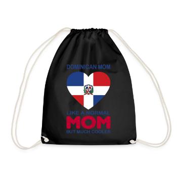 Dominican Republic - Drawstring Bag - black - Front