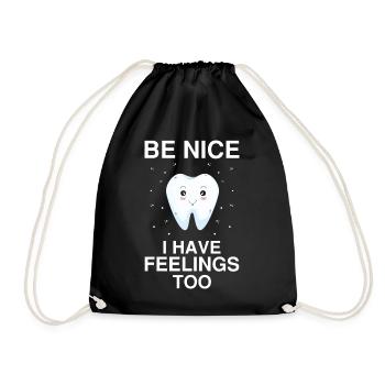 Dental Clinic and Dental Laboratory Technician Designs - Drawstring Bag - black - Front