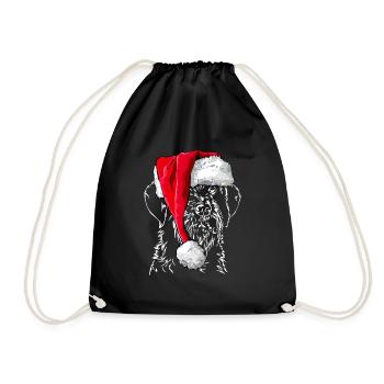 Santa CESKY FOUSEK Chiens de chasse de Noël Wilsigns - Sac de sport léger - noir - Devant