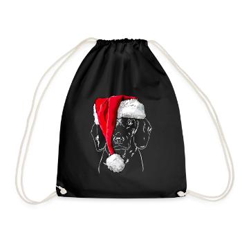 Santa BAVARIAN MOUNTAIN SWEAT DOG Noël - Sac de sport léger - noir - Devant