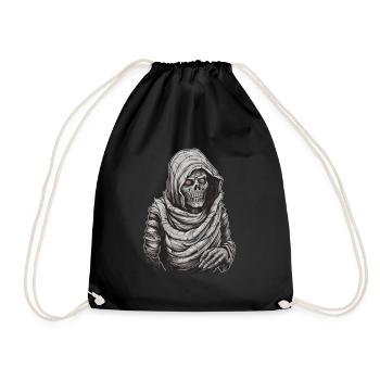Maman Halloween Trick ou Treat Déguisement - Sac de sport léger - noir - Devant