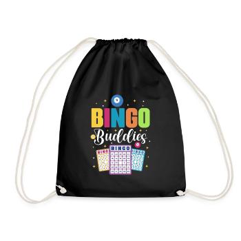 Bingo Buddies - Bingo Game Lover Bingo Winner Fan - Sac de sport léger - noir - Devant