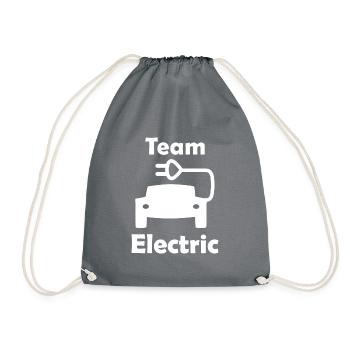 Team Electric - Drawstring Bag - grey - Front