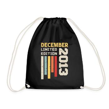 Décembre 2013 - Cadeau anniversaire Décembre 2013 - Sac de sport léger - noir - Devant