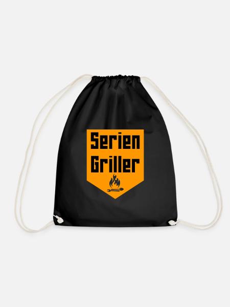 Seriengriller - Turnbeutel - Schwarz