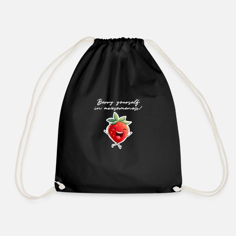 Berry yourself in awesomeness! - Turnbeutel - Schwarz
