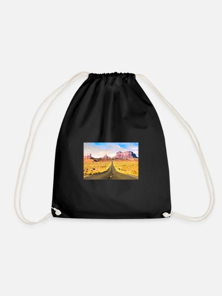 USA Nature Design - Turnbeutel - Schwarz