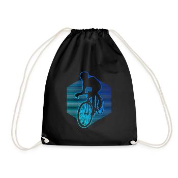 Women's Road Bike Road Bike Road Bike - Drawstring Bag - black - Front