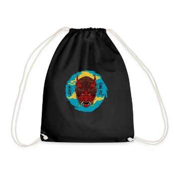 The Devil At Night - Drawstring Bag - black - Front