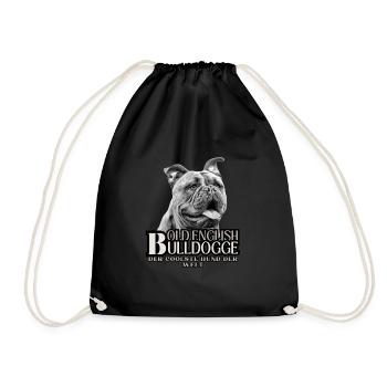 VIEUX BOULEDOGUE ANGLAIS CHIEN OEB CHIENS BOULEDOGUES - Sac de sport léger - noir - Devant
