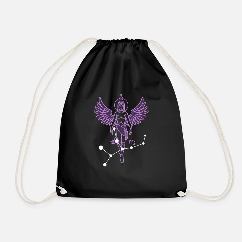 Virgo - Drawstring Bag - black
