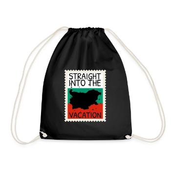 Bulgaria Flag Bulgarian Flag Golden Sands - Drawstring Bag - black - Front