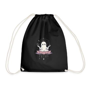 Geist Yoga Meditation Zen Namaste Lotus - Turnbeutel - Schwarz - Vorne