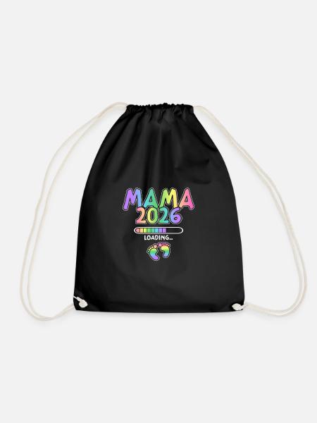 Mama 2026 Loading - Turnbeutel - Schwarz