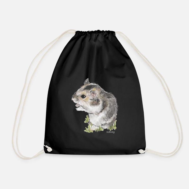 Wester Hamster - Turnbeutel - Schwarz