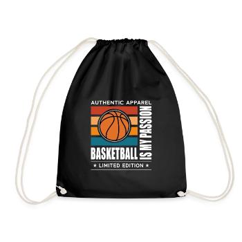 Le basket-ball est ma passion - Sac de sport léger - noir - Devant