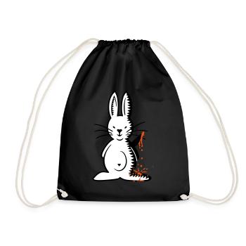 Killer Bunny / Ripper Bunny (3c) - Sac de sport léger - noir - Devant