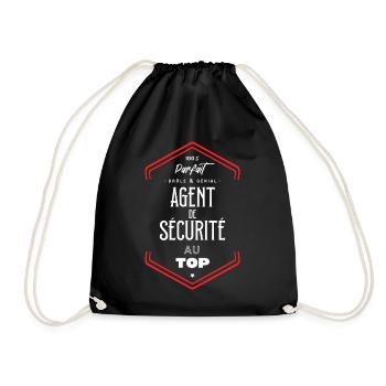 Agent de sécurité parfait et au top - Sac de sport léger - noir - Devant