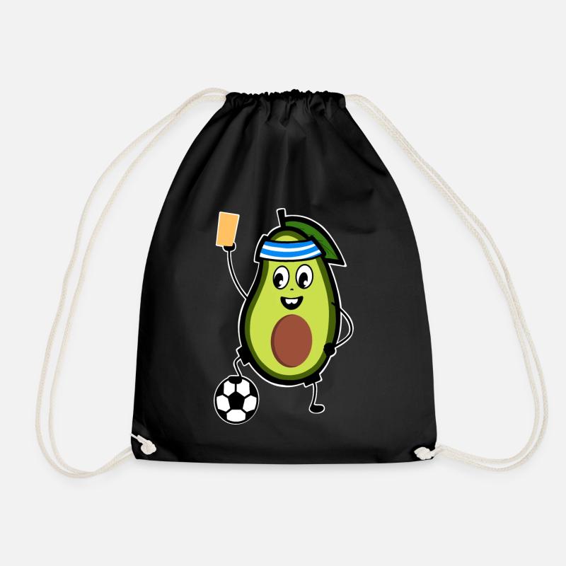 Avocado Schiedsrichter - Turnbeutel - Schwarz