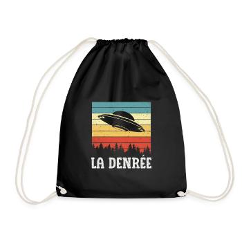 la denrée - Sac de sport léger - noir - Devant