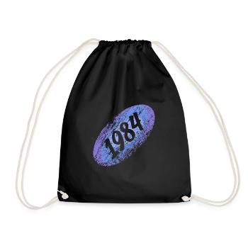 recruit 1984 - Drawstring Bag - black - Front