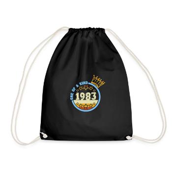 Year of construction: 1983 - Drawstring Bag - black - Front