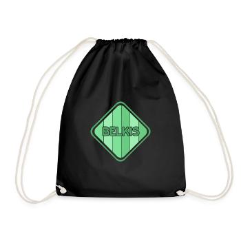 Geschenk für Belkis - Turnbeutel - Schwarz - Vorne