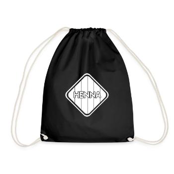 Le henné comme prénom - Sac de sport léger - noir - Devant