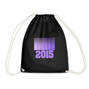 2015 - Drawstring Bag - black - Front