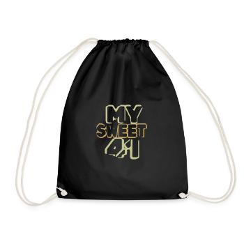 Age 41 - Drawstring Bag - black - Front