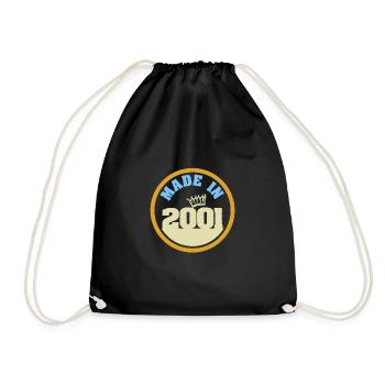 2001 - Drawstring Bag - black - Front