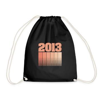 Né en 2013 - Sac de sport léger - noir - Devant