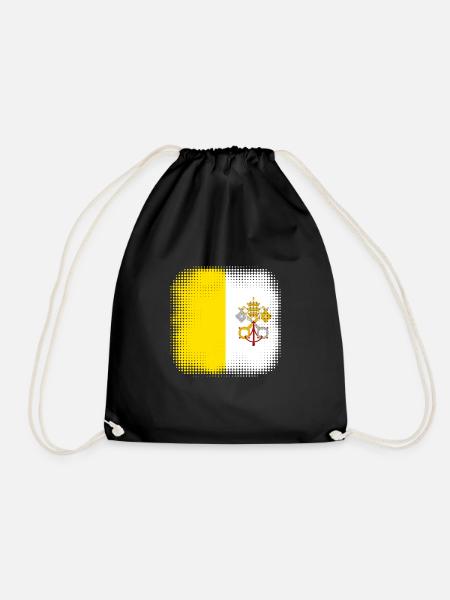 Vatican City as Vatican City - Drawstring Bag - black