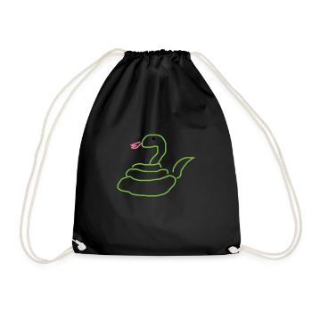 Charmeur de serpents et charmeur de serpents - Sac de sport léger - noir - Devant