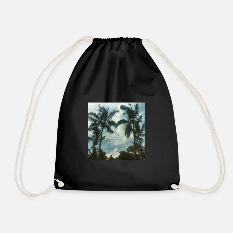 palmiers - Sac de sport léger - noir