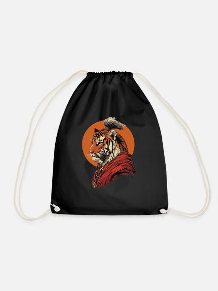 Tiger Mönch - Turnbeutel - Schwarz