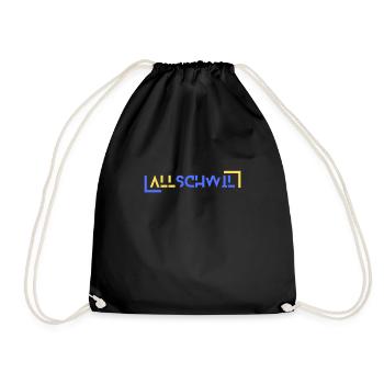 Allschwil - Turnbeutel - Schwarz - Vorne