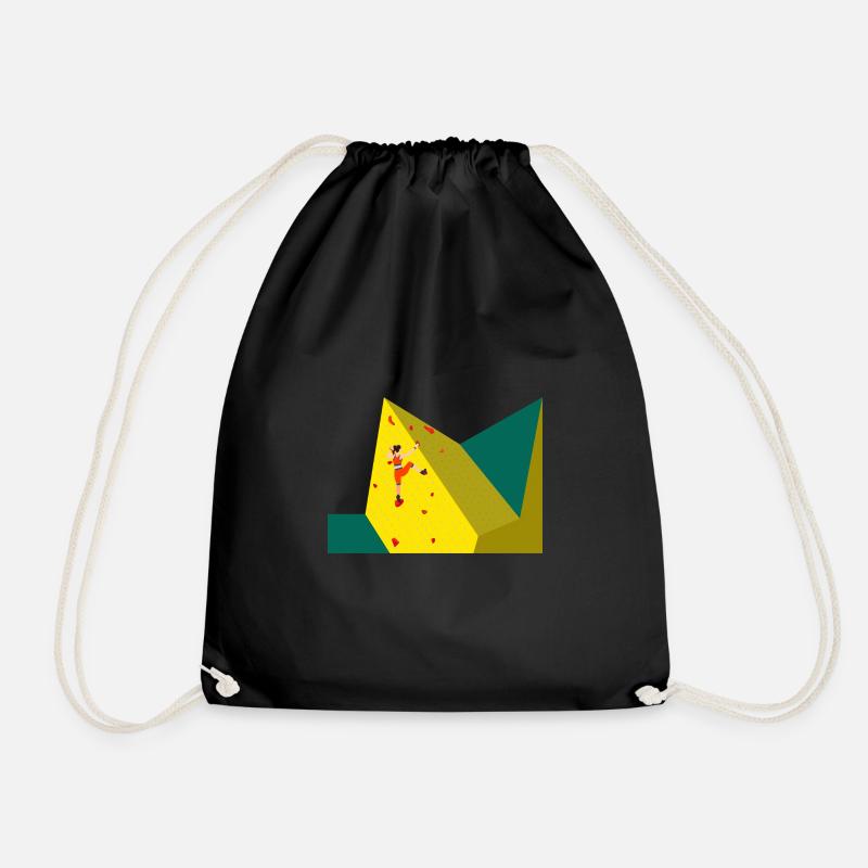 Escalade, bloc, escalade sportive, mur d’escalade - Sac de sport léger - noir