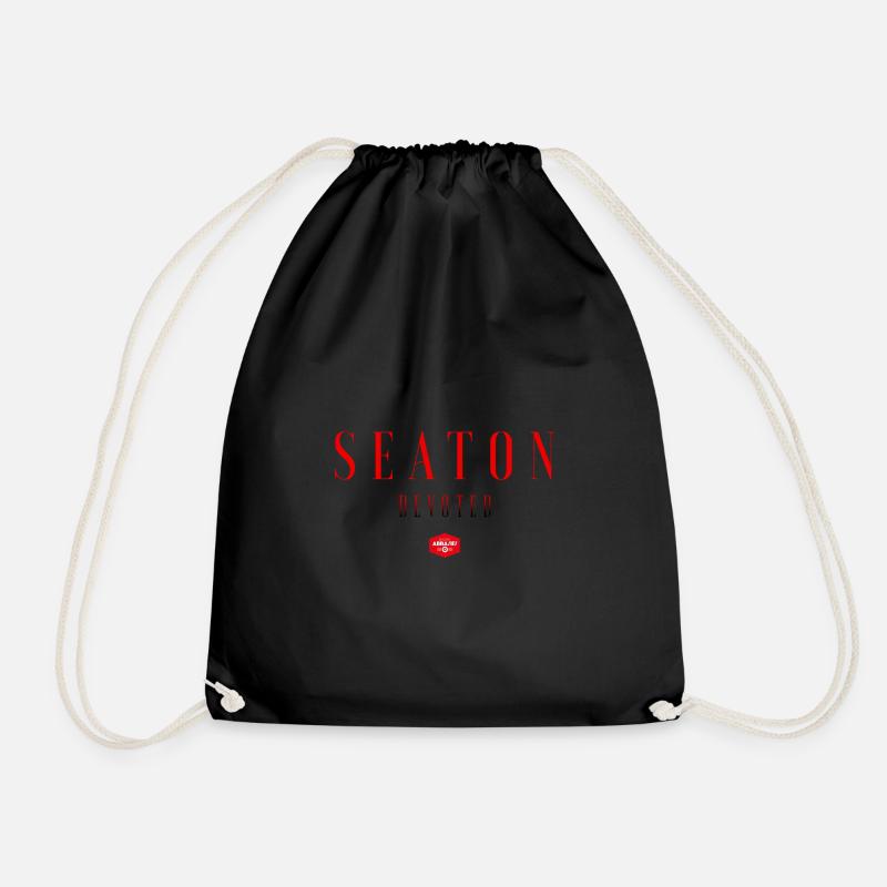 SEATON (Official Merch) - Drawstring Bag - black