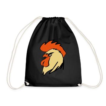 ROOSTER BOOSTER - Turnbeutel - Schwarz - Vorne